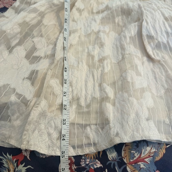 ASOS Just Me Satin Jacquard Maxi Dress in Cream Large - Picture 15 of 16